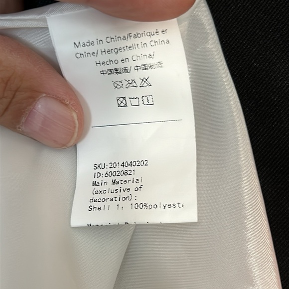 NWT Anime Natsu Dragneel Miccostumes size XL Black and Orange with armband - Picture 7 of 13